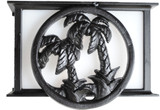 Melissa PT63 Palm Tree Series Traditional Small Outdoor Flush Mount Ceiling Light Fixture