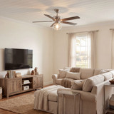 Meridian M2009BN Brushed Nickel LED Home Ceiling Fan