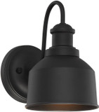 Meridian M50046BK Matte Black Outdoor Wall Sconce Light