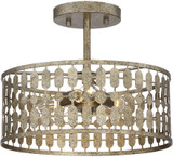 Meridian M60038OG Antique Gold Home Ceiling Lighting