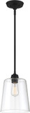 Meridian M70081MBK Modern Matte Black Mini Ceiling Light Pendant