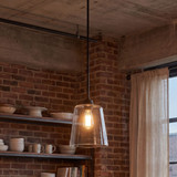 Meridian M70081MBK Modern Matte Black Mini Ceiling Light Pendant