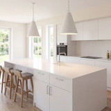 Meridian M70112WH Contemporary White Pendant Light