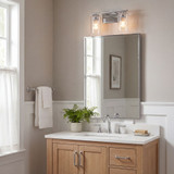 Meridian M80037CH Chrome 2-Light Bathroom Light Sconce