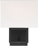 Meridian M90009MBK Contemporary Matte Black Wall Sconce