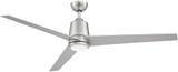 Meridian M2013BNRV Contemporary Brushed Nickel LED 56" Ceiling Fan