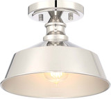 Meridian M60068PN Polished Nickel Ceiling Light