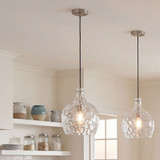 Meridian M7053BN Modern Brushed Nickel Drop Lighting Fixture