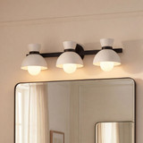 Meridian M80075MBK Contemporary Matte Black 3-Light Bathroom Wall Light Fixture