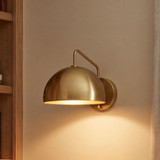 Meridian M90094NB Modern Natural Brass Lighting Wall Sconce