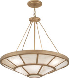 Metropolitan N1888-788 Istria Modern Ashen Gold 28" Pendant Light