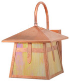 Meyda Custom 109766 Stillwater Cross Mission Craftsman Copper Finish 13.5" Tall Exterior Wall Light Fixture