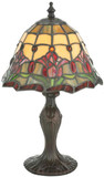 Meyda Lighting 112093 Colonial Tulip Tiffany Accent Table Lamp Lighting