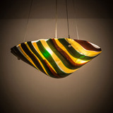 Meyda Custom 114438 Metro Fusion Penna Di Pavone Modern Pendant Lamp