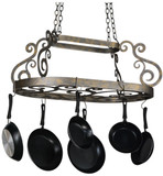 Meyda Custom 118361 Neo French Bronze Pot Rack