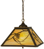 Meyda Custom 118569 Whispering Pines Antique Copper Lighting Pendant