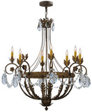 Meyda Custom 120414 Antonia Traditional Custom Chandelier Light