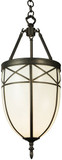 Meyda Custom 124556 Borough Hall Modern Craftsman Brown Mini Hanging Light Fixture