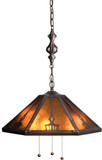 Meyda Lighting 13226 Grenway 21 inch 3 Bulb Parasol Ceiling Light