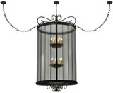 Meyda Custom 133638 Brio 68 Inch Tall 12 Lamp Ceiling Pendant Light Fixture