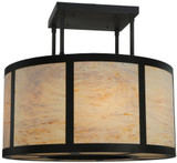 Meyda Custom 133435 Cilindro Vicksburg 48 Inch Diameter Transitional Semi Flush Lighitng