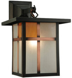 Meyda Custom 134783 Hyde Park 9 Inch Wide Craftsman Wall Light Fixture