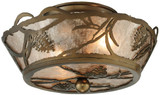 Meyda Custom 137902 Whispering Pines Rustic Antique Copper Home Ceiling Lighting