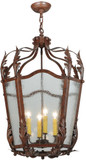 Meyda Custom 138822 Citadel Rustic Rust;Custom Entryway Light Fixture
