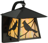 Meyda Custom 139439 Stillwater Song Bird 10 Inch Tall Rustic Wall Lighting Fixture