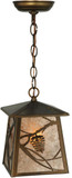 Meyda Custom 142751 Whispering Pines 10 Inch Wide Country Style Pendant Lighting