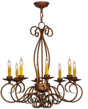 Meyda Custom 142864 Elisha Traditional Custom Chandelier Lamp
