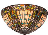 Meyda Lighting 143695 Fleur-de-lis Tiffany Light Sconce