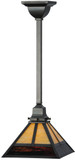 Meyda Custom 144132 T Mission Craftsman Brown Pendant Lamp