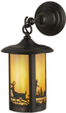 Meyda Custom 145772 Fulton Country Craftsman Brown Sconce Lighting