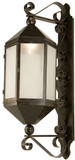 Meyda Custom 146468 Plaza Lantern Traditional LED Exterior Wall Lighting Sconce