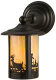 Meyda Custom 147778 Fulton Country Craftsman Brown Wall Lighting Sconce