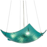 Meyda Custom 149333 Metro Fusion Aquamarine Modern Hanging Light Fixture