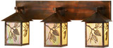 Meyda Custom 150774 Balsam Pine Country Bai Vintage Copper 3-Light Vanity Light Fixture