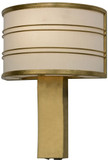 Meyda Custom 152098 Cilindro Touro Contemporary Gold Leaf Wall Sconce