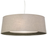 Meyda Custom 152530 Bruges Tapered Pleated Bottom Return Drop Ceiling Light Fixture