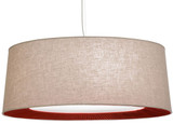Meyda Custom 152532 Bruges Tapered Pleated Bottom Return Pendant Lighting