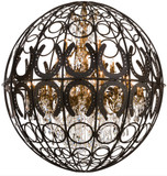 Meyda Custom 153398 Equestriana Oil Rubbed Bronze Chandelier Lamp