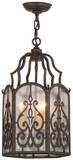 Meyda Custom 155287 Antencio Gilded Tobacco / Clear Seedy Glass Foyer Lighting