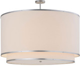 Meyda Custom 155609 Cilindro Natural Nickel Lighting Pendant