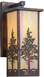 Meyda Custom 157388 Tamarack Country Bai Dk Burnished Antique Copper / Chemical Finish Wall Lighting Sconce