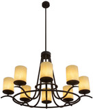 Meyda Custom 157522 Oil Rubbed Bronze Ceiling Chandelier