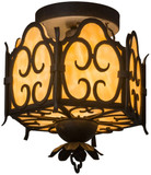 Meyda Custom 160262 Radha Chestnut Ceiling Light