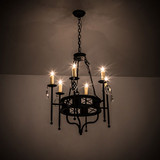 Meyda Custom 160742 Gina Crystal Mini Chandelier Light