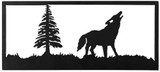 Meyda Custom 162079 Lone Wolf Country Wall Art