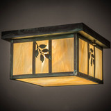 Meyda Custom 165191 Hyde Park Sprig Rustic Bai Verd Overhead Lighting